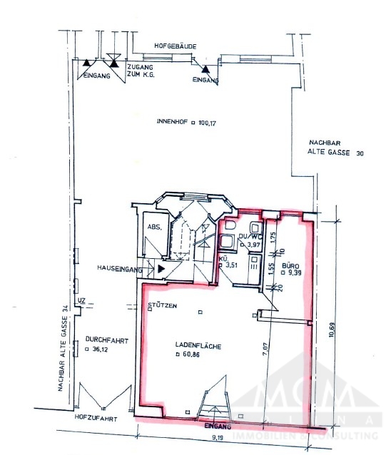 Grundriss Erdgeschoss