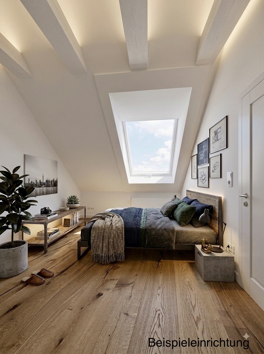 Visualisierung Schlafzimmer 2 (DG)