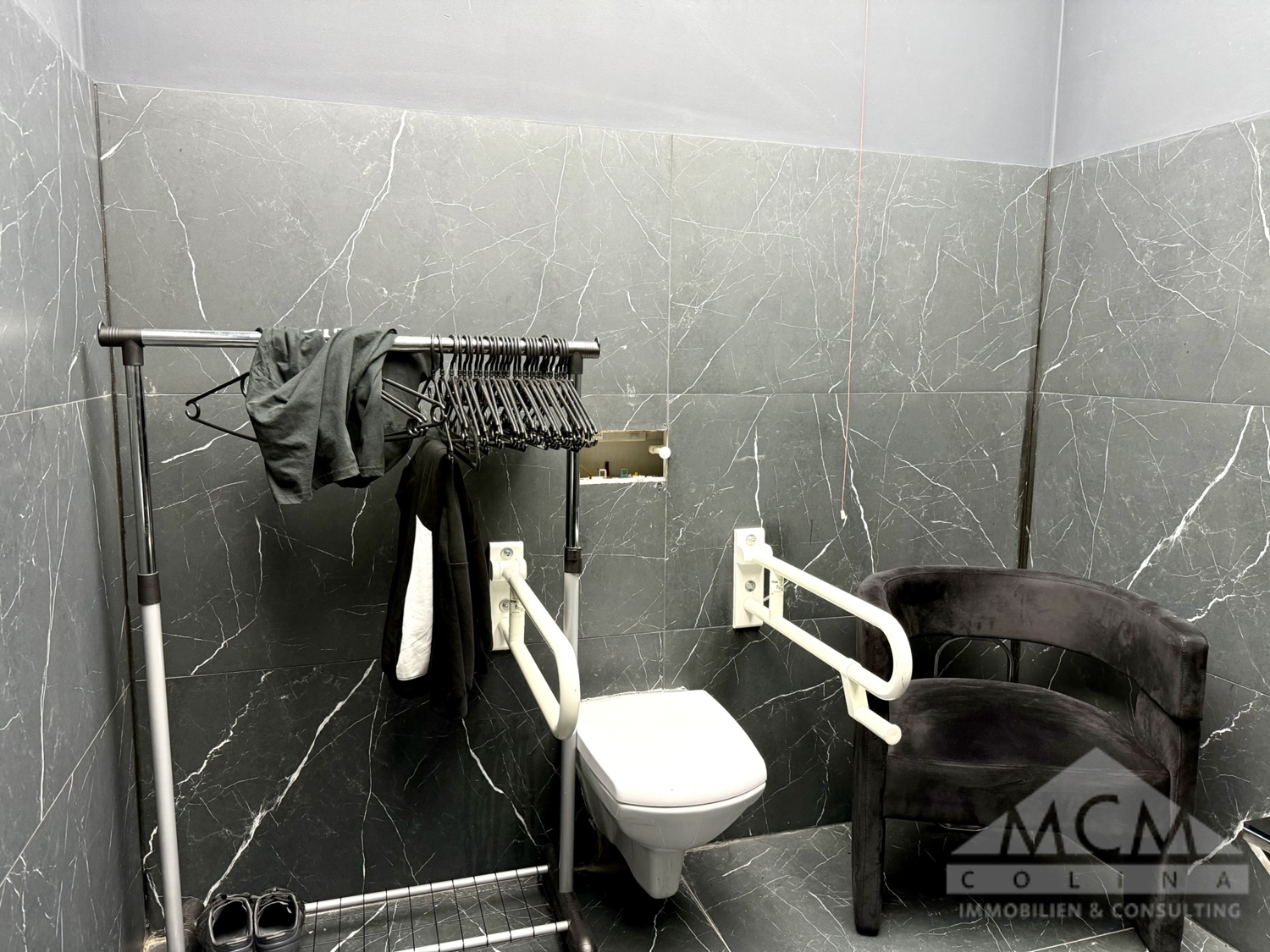 Barrierefreie Toilette