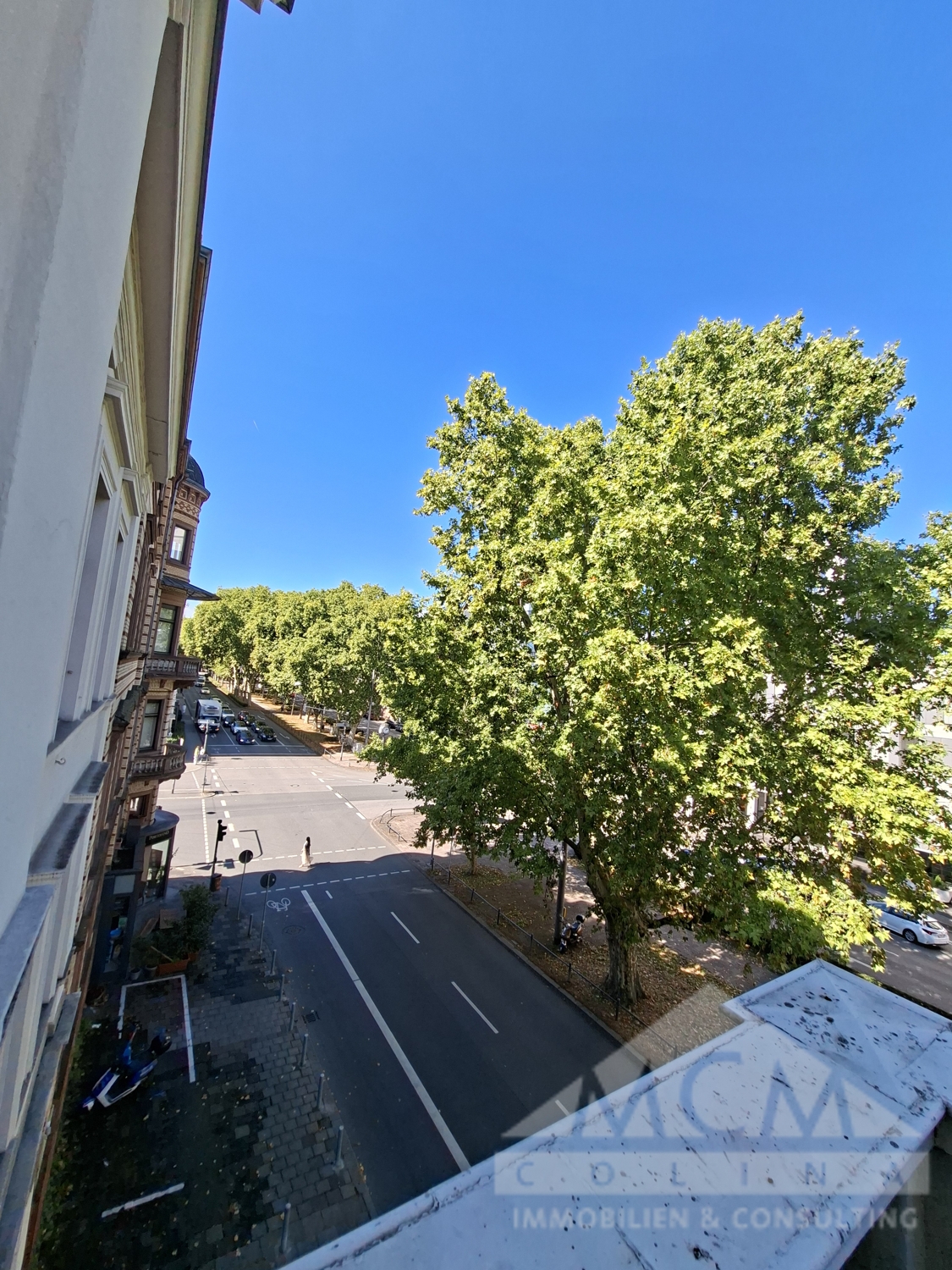 Ausblick vom Balkon
