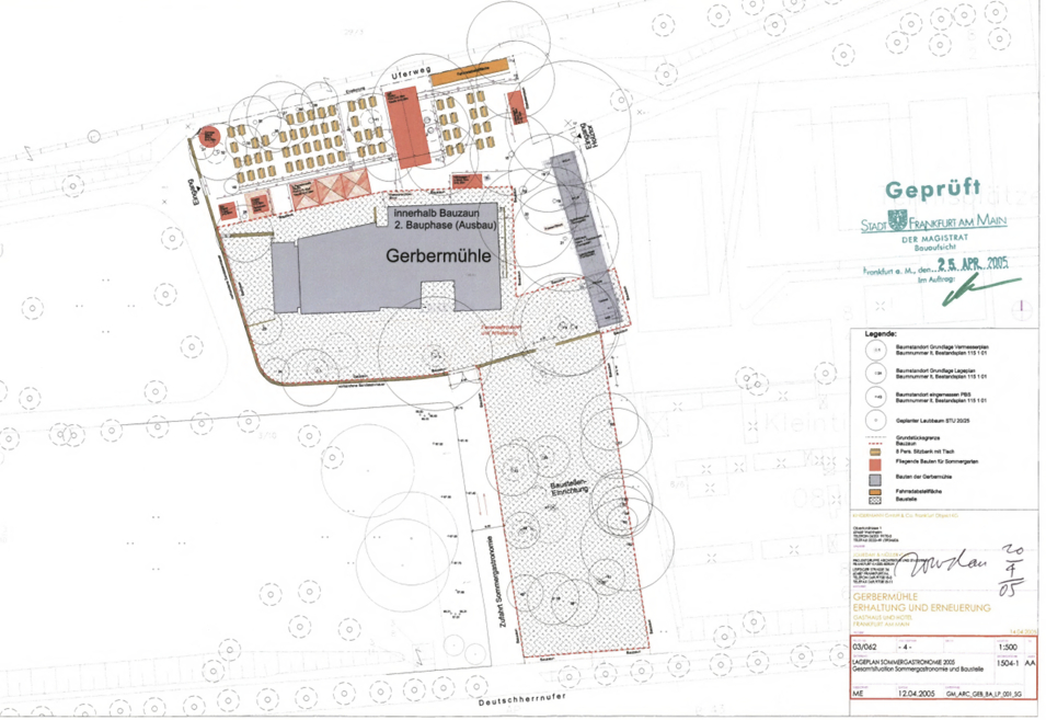 Gerbermühle Lageplan-Grundstück