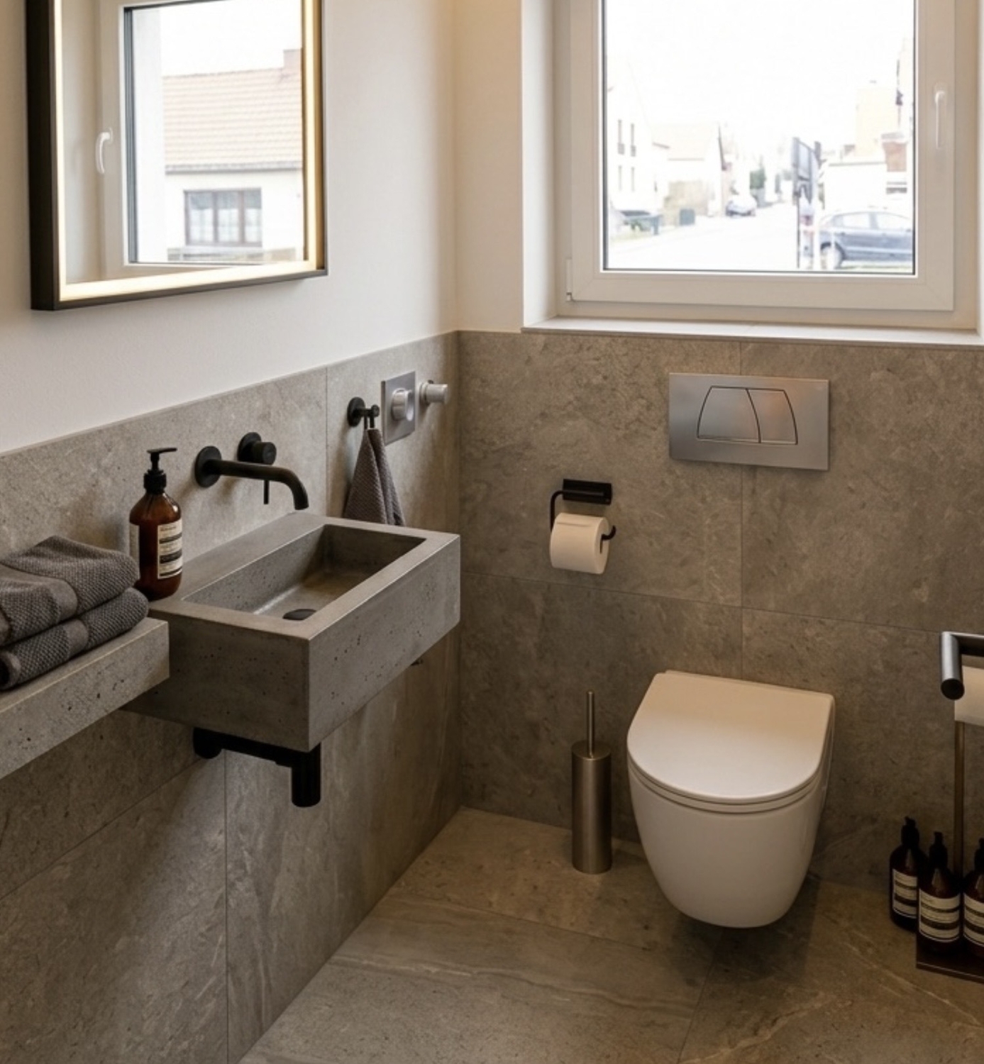 Virtuelle Planungsidee Gäste WC (3.OG)